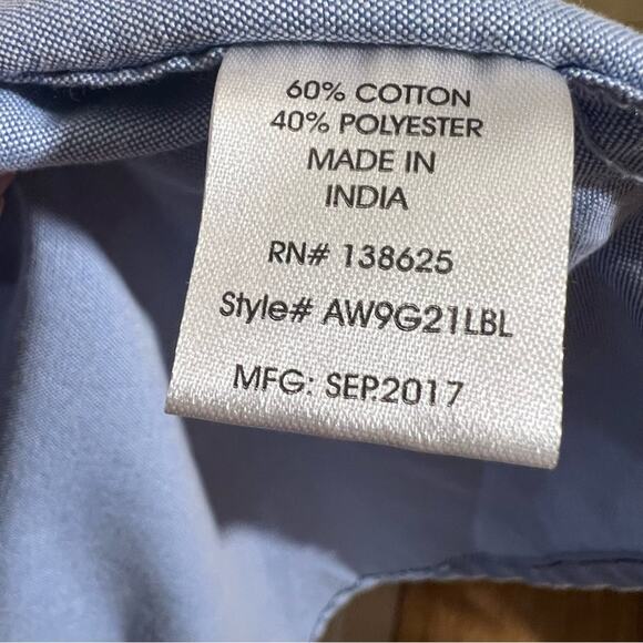 Alexander Julian Colours Blue Button Down Shirt - XL - Picture 6 of 8